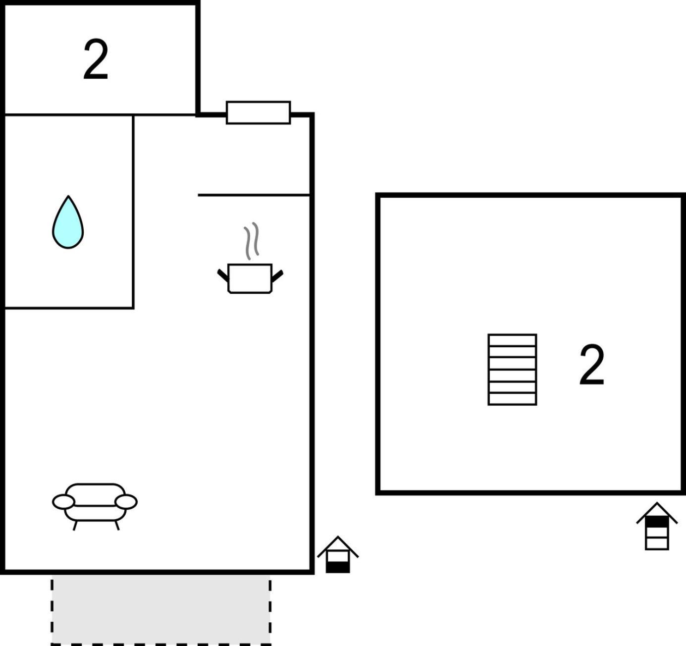 Cozy Apartment In Friedrichskoog With Kitchen Eksteriør billede